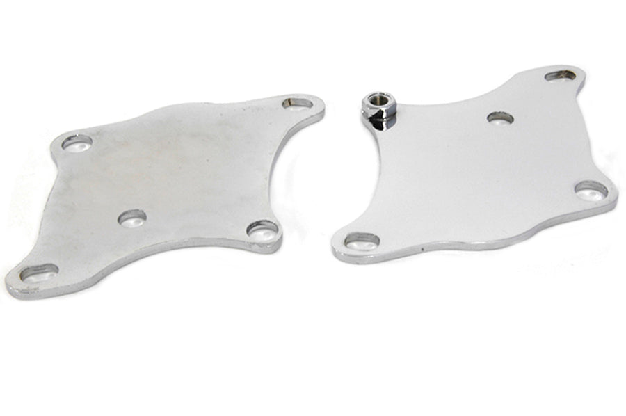 Chrome Front Lower Motor Mounts