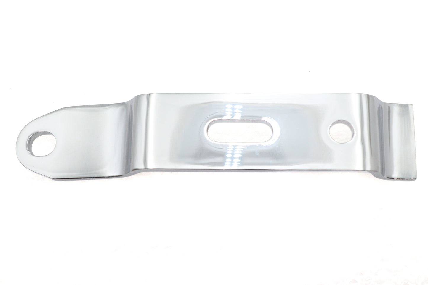 Chrome Long Rear Seat Mount Tab
