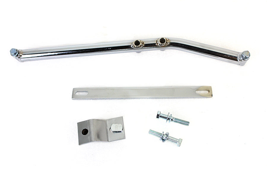 Upsweep Header Mounting Bracket Kit Chrome