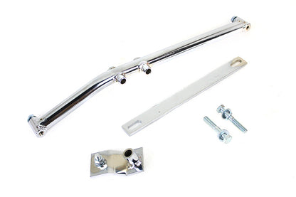 Upsweep Header Mounting Bracket Kit Chrome