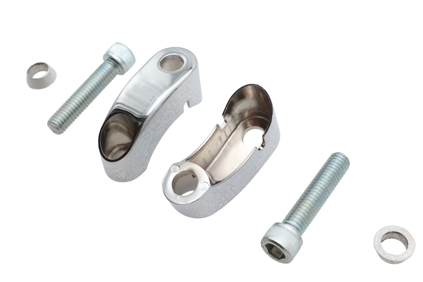 Turn Signal Mount Set Chrome