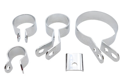Chrome Exhaust Clamp Kit