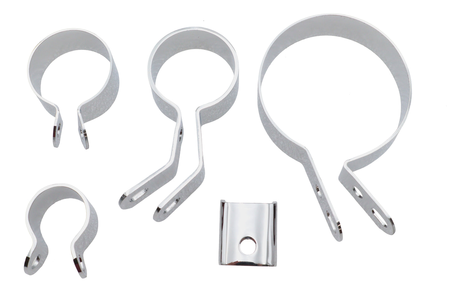 Chrome Exhaust Clamp Kit
