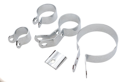 Chrome Exhaust Clamp Kit