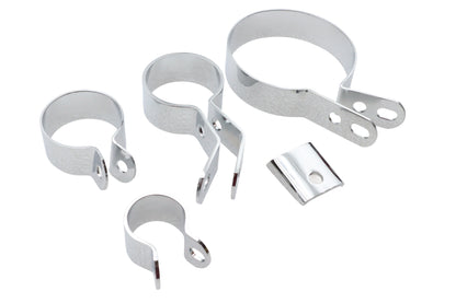 Chrome Exhaust Clamp Kit