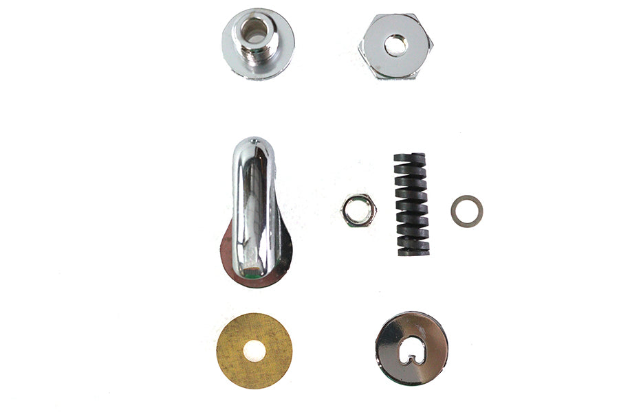 Upper Steering Damper Kit Chrome