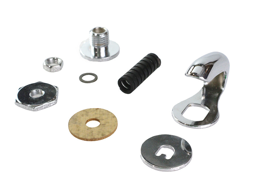 Upper Steering Damper Kit Chrome