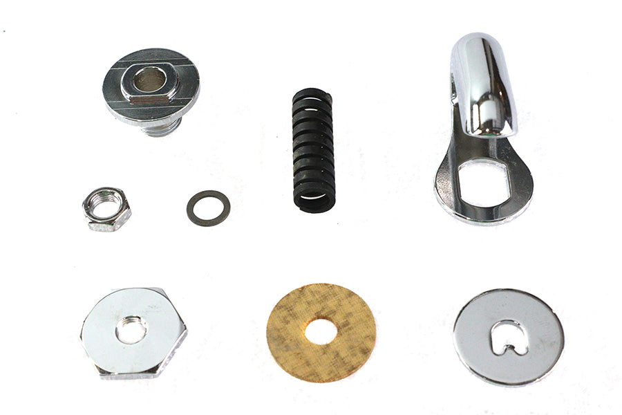 Upper Steering Damper Kit Chrome