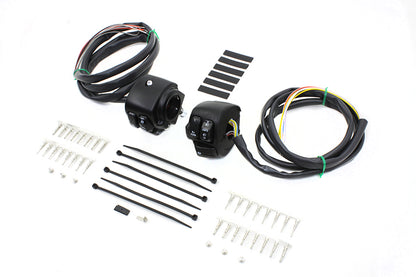 Handlebar Control Switch Housing Kit Black