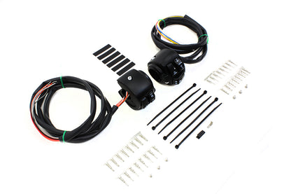 Handlebar Control Switch Housing Kit Black