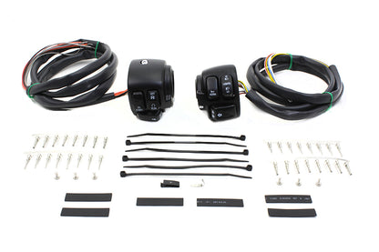 Handlebar Control Switch Housing Kit Black