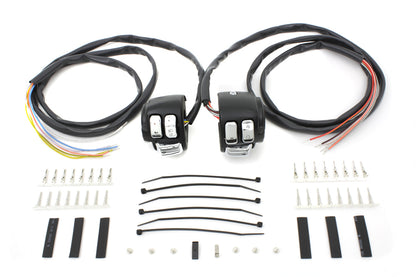 Handlebar Control Switch Housing Kit Black