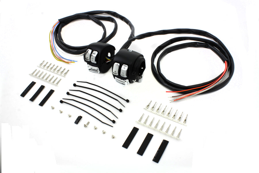 Handlebar Control Switch Housing Kit Black
