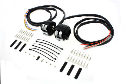 Handlebar Control Switch Housing Kit Black
