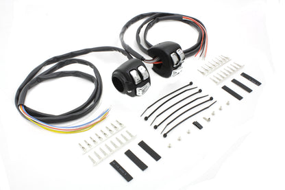 Handlebar Control Switch Housing Kit Black