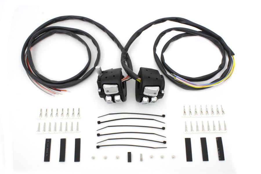 Handlebar Control Switch Housing Kit Black