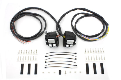 Handlebar Control Switch Housing Kit Black