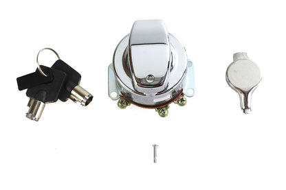 Hinge Ignition Switch 6 Terminal Chrome