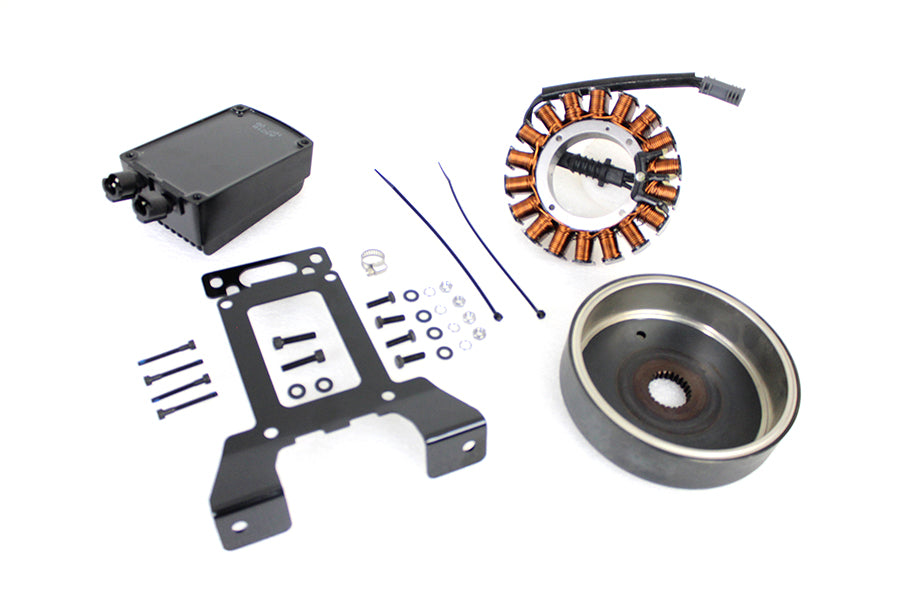 Alternator Charging System Kit 54 Amp Black