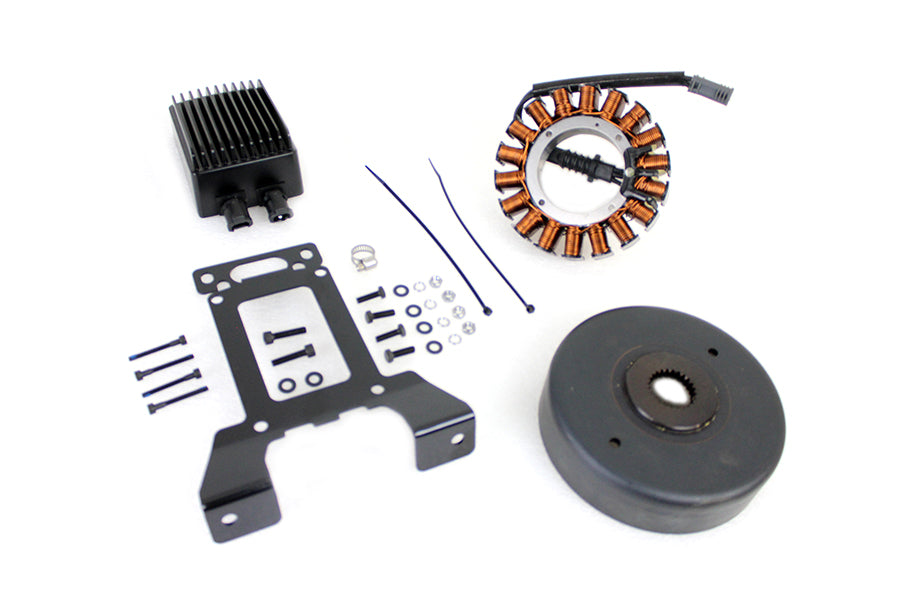 Alternator Charging System Kit 54 Amp Black