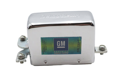 Chrome Replica Delco Remy 3-Brush Generator Relay