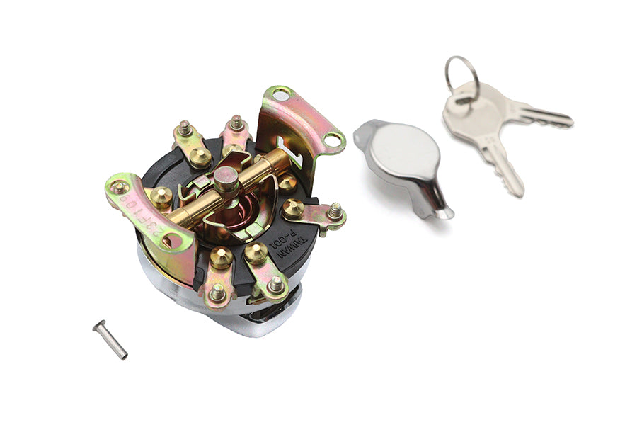Fat Bob Ignition Switch with 6 Terminals