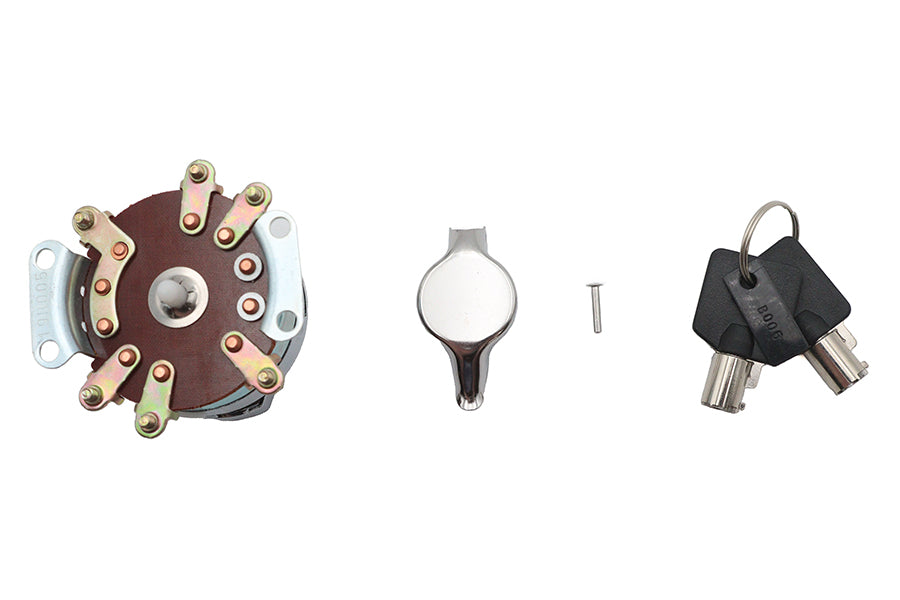 Fat Bob Ignition Switch with 6 Terminals