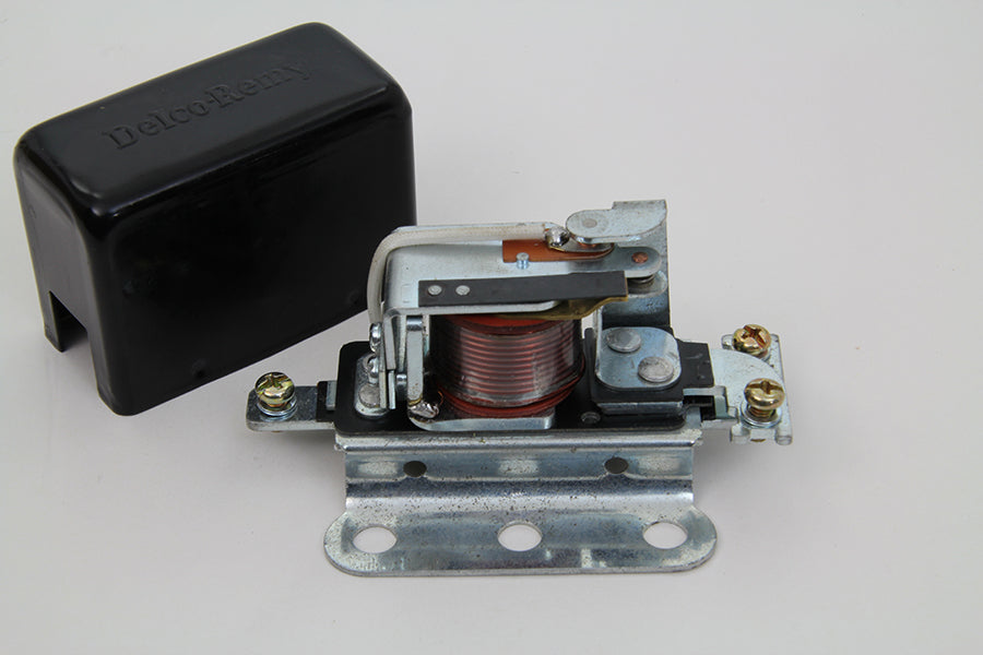 Black Replica 3-Brush Delco Remy Relay