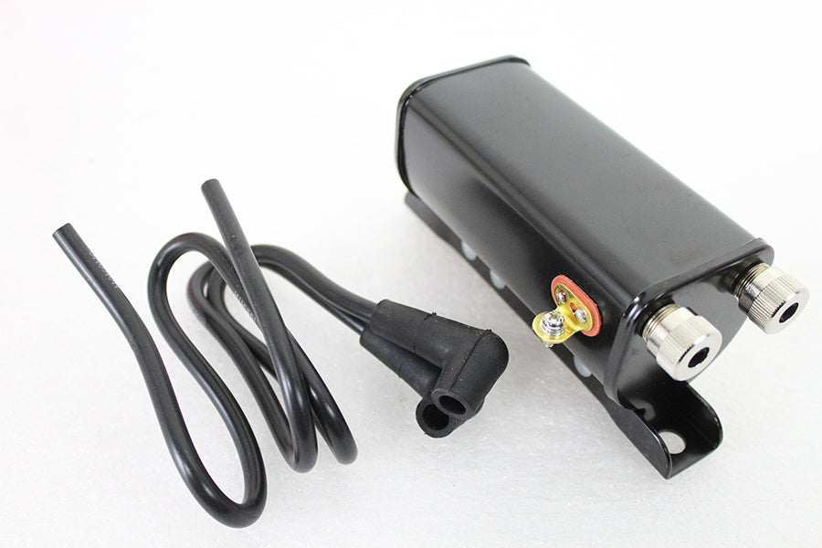 Stock 6 Volt Replica Ignition Coil 1.5 Ohms Black