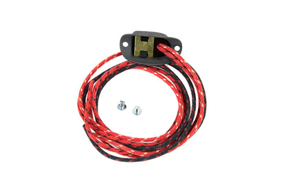 Replica Dimmer Switch Parkerized with Cloth Wires