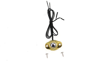 Old School Single Switch Kit Brass Finish