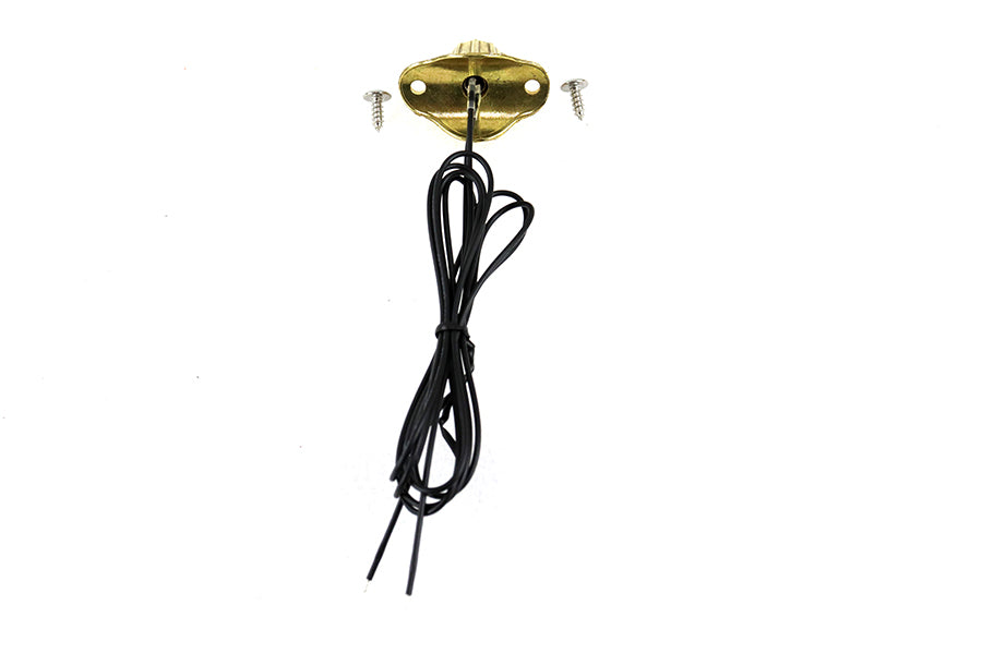 Old School Single Switch Kit Brass Finish