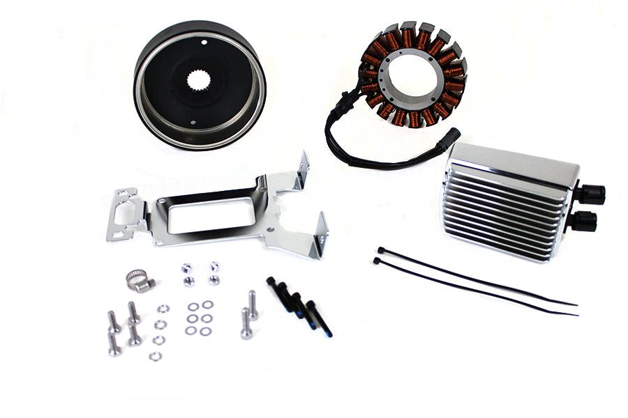Alternator Charging System Kit 54 Amp Chrome