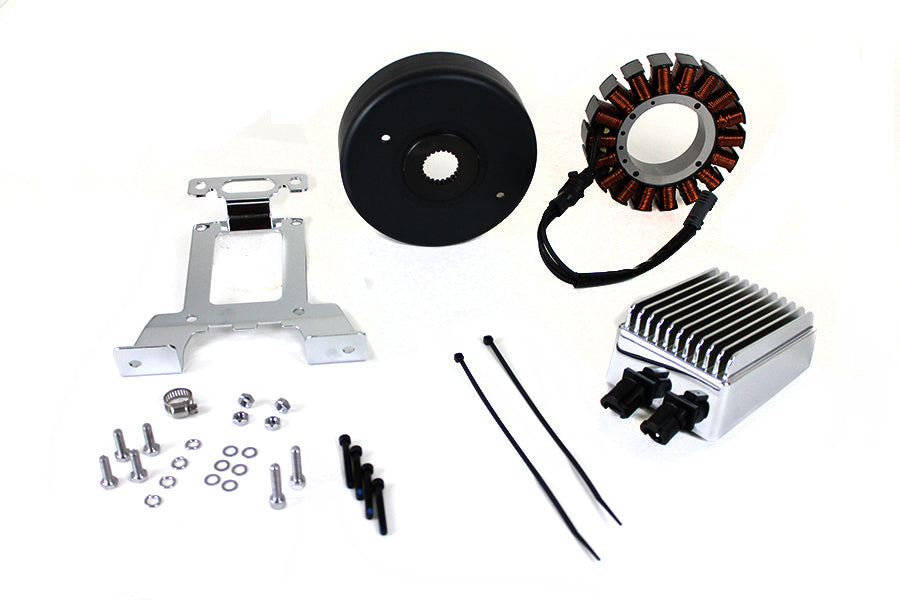 Alternator Charging System Kit 54 Amp Chrome