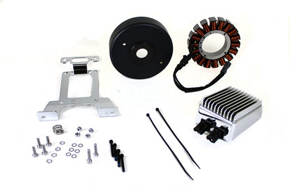 Alternator Charging System Kit 54 Amp Chrome