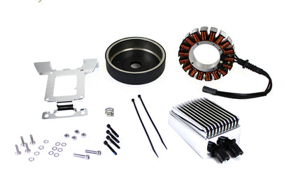 Alternator Charging System Kit 54 Amp Chrome