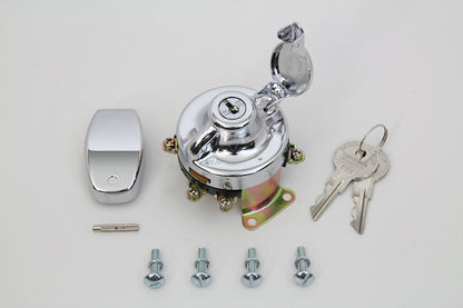 Fat Bob Ignition Switch with 6 Terminals Chrome