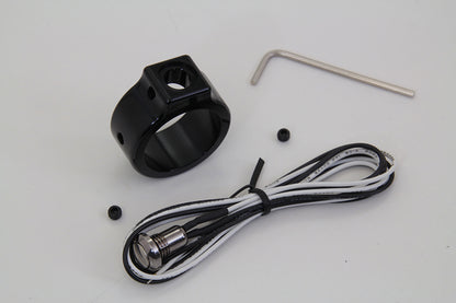 Black Single Handlebar Button Switch Kit