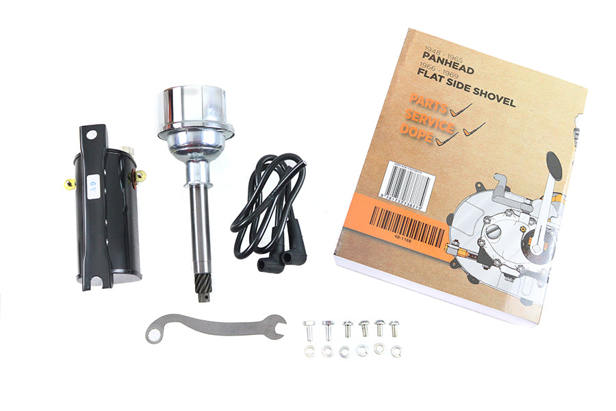 6 Volt Distributor/Coil Kit Black