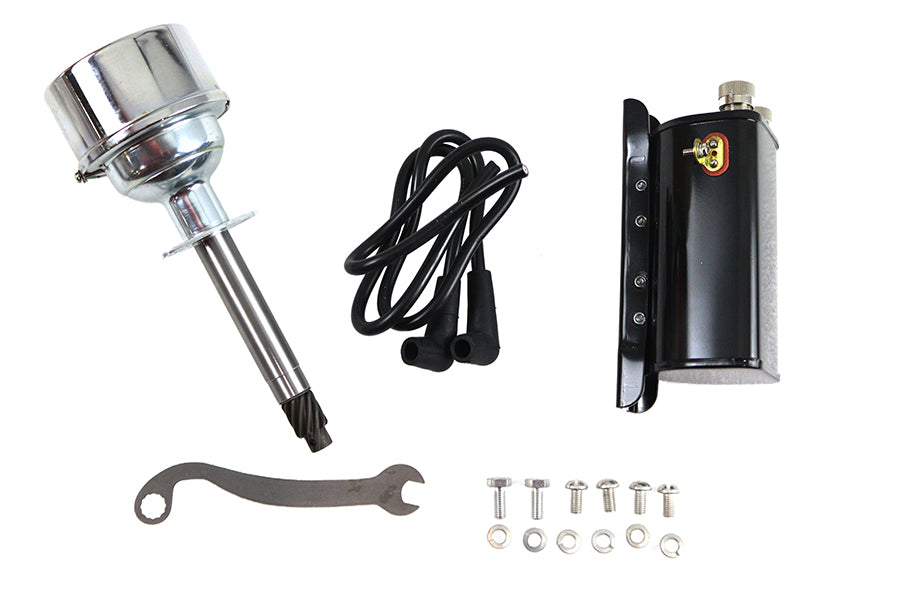 6 Volt Distributor/Coil Kit Black