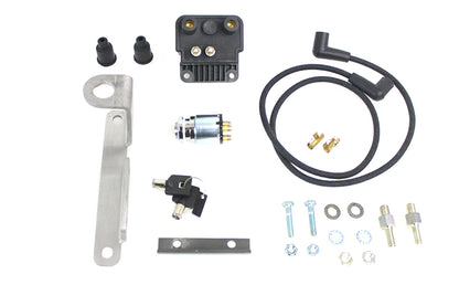Big Twin Coil Mount with Switch Bracket Raw