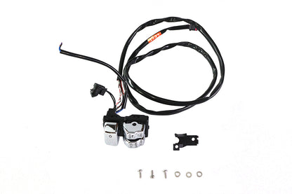 Left Side Handlebar Control Module Chrome