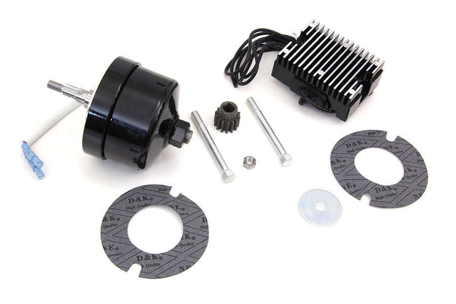 Black 12 Volt Alternator Generator Conversion Kit