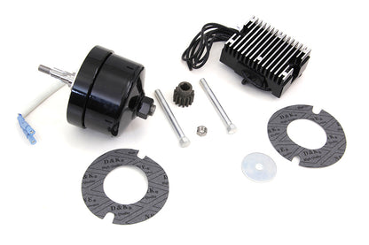 Black 12 Volt Alternator Generator Conversion Kit