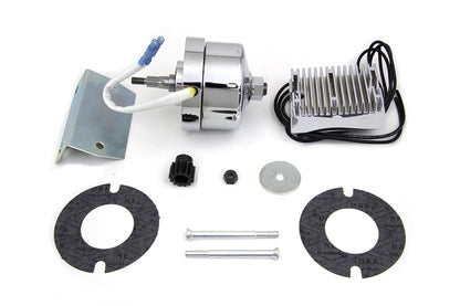 Chrome 12 Volt Alternator Generator Conversion Kit