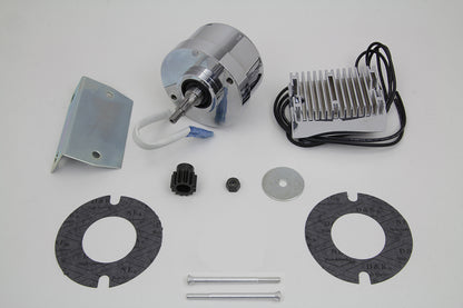 Chrome 12 Volt Alternator Generator Conversion Kit