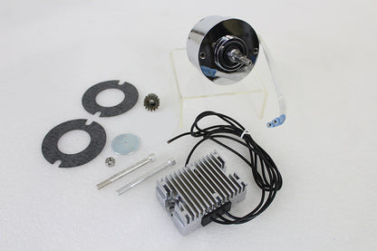 Chrome 12 Volt Alternator Generator Conversion Kit