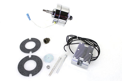 Chrome 12 Volt Alternator Generator Conversion Kit