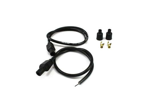 Universal Pro Black 8mm 180° Spark Plug Kit