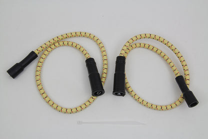Sumax Yellow with Black & Red Tracer 7mm Spark Plug Wire Set